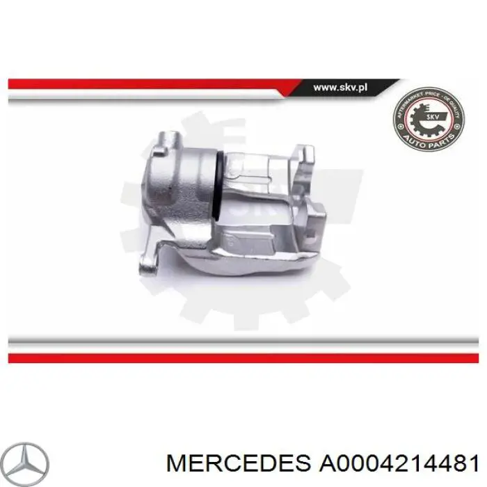 Купити A0004214481 Mercedes Супорт гальмівний передній правий