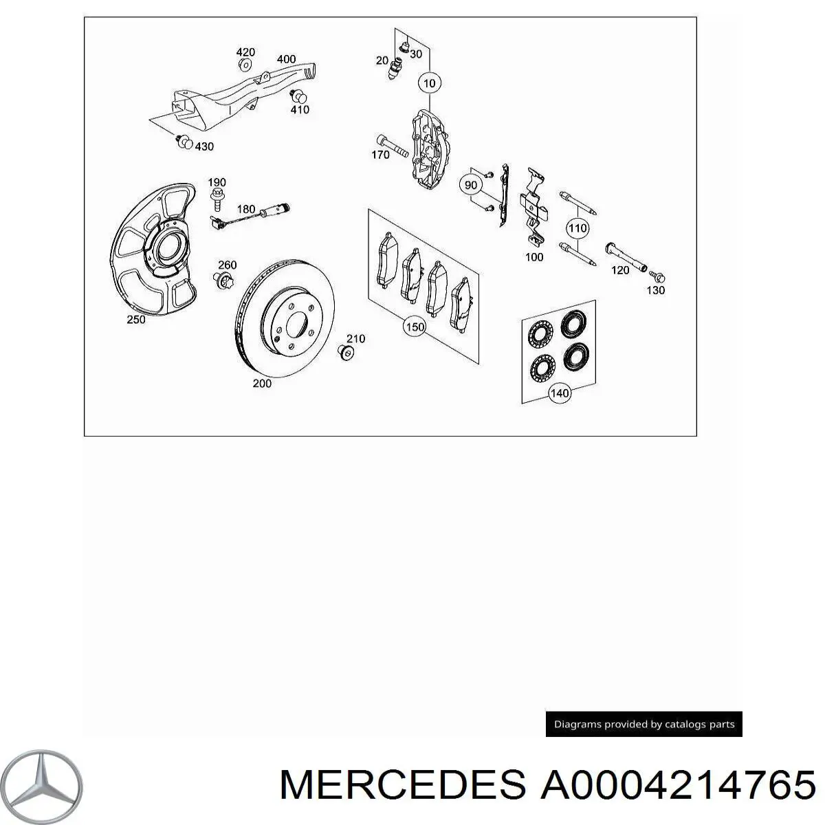 Купити A0004214765 Mercedes 