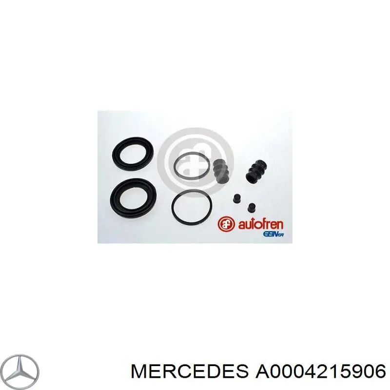 Купити A0004215906 Mercedes Скоба супорту переднього