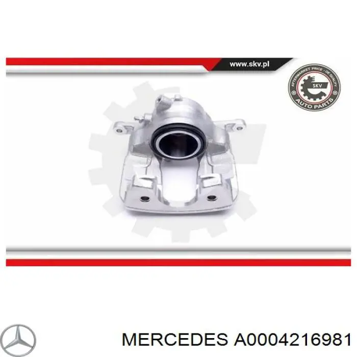 Супорт гальмівний передній лівий Mercedes A0004216981 ціна, від 79.01 USD