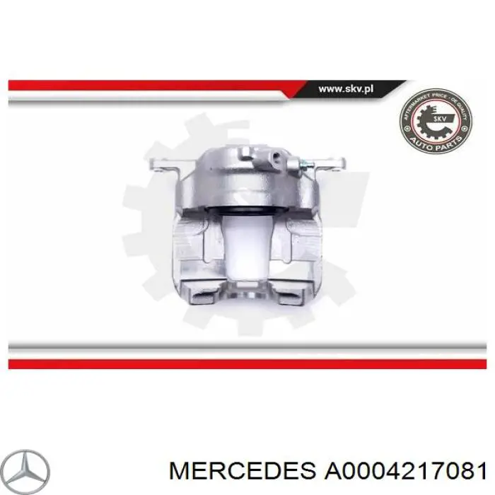 Супорт гальмівний передній правий Mercedes A0004217081 ціна, від 81.55 USD