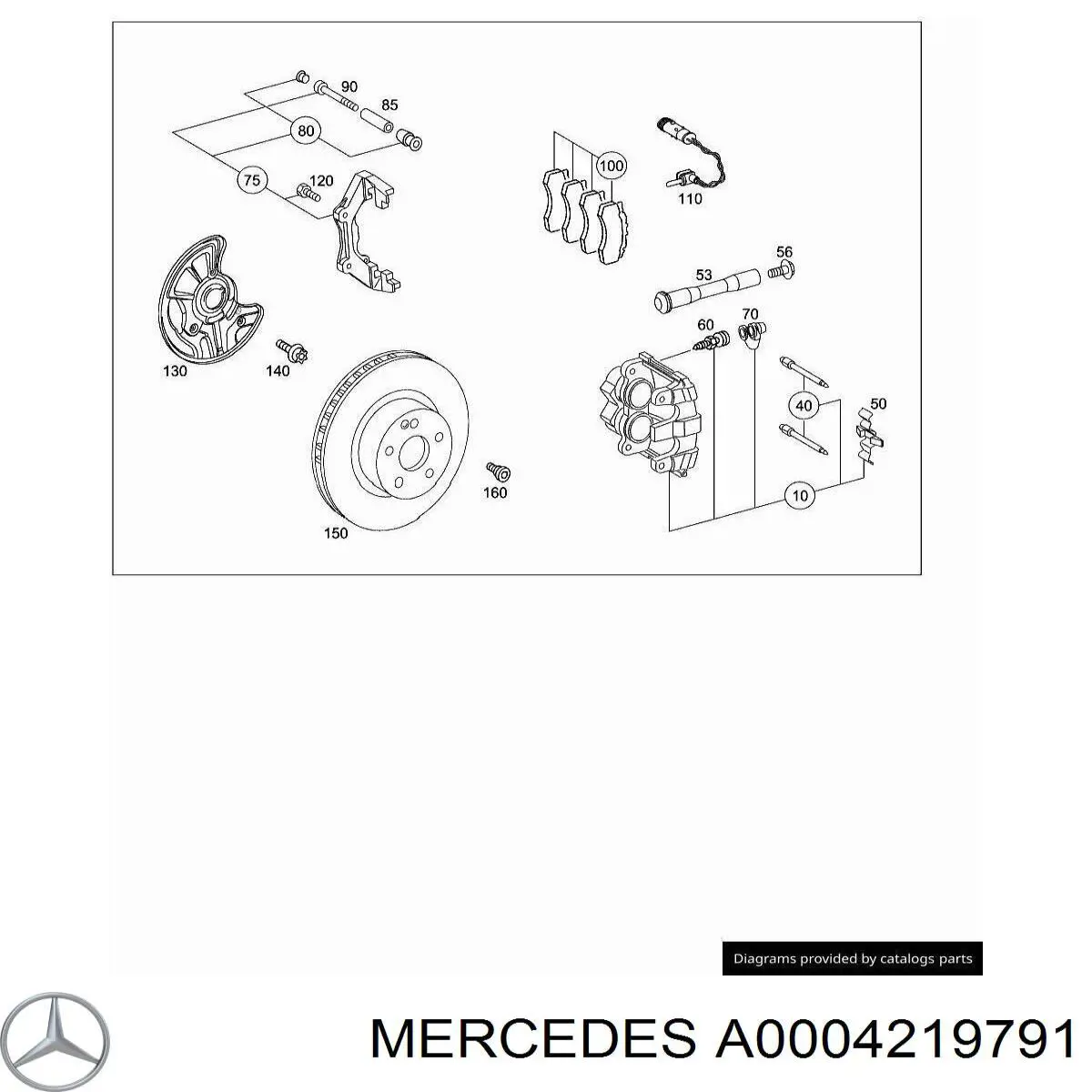  Mercedes A0004219791 ціна, від 14.67 USD