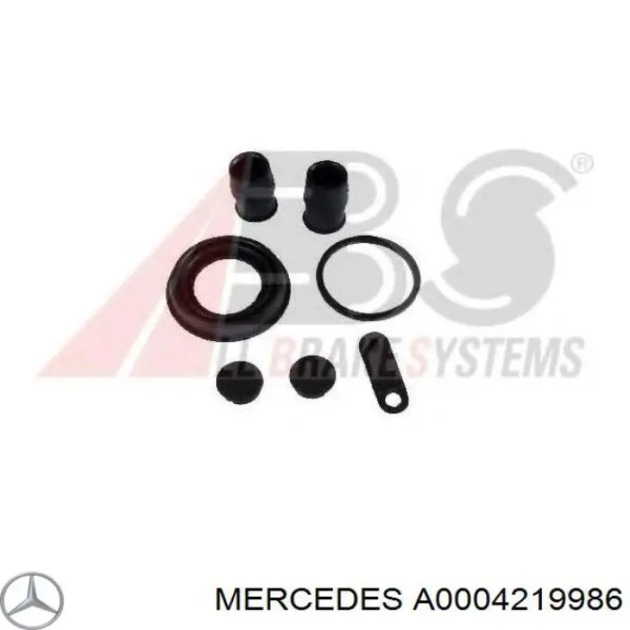 Ремкомплект супорту гальмівного заднього Mercedes A0004219986 ціна, від 4.31 USD