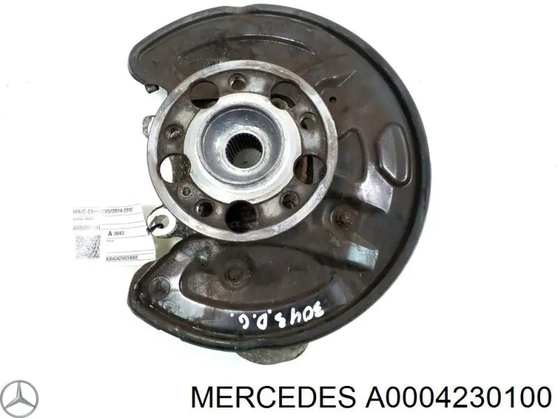 Купити A0004230100 Mercedes Захисний кожух гальмівного диска, заднього