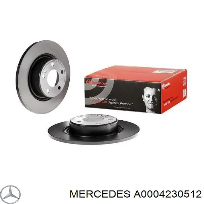 Задні дискові гальма Mercedes A0004230512 ціна, від 45.61 USD