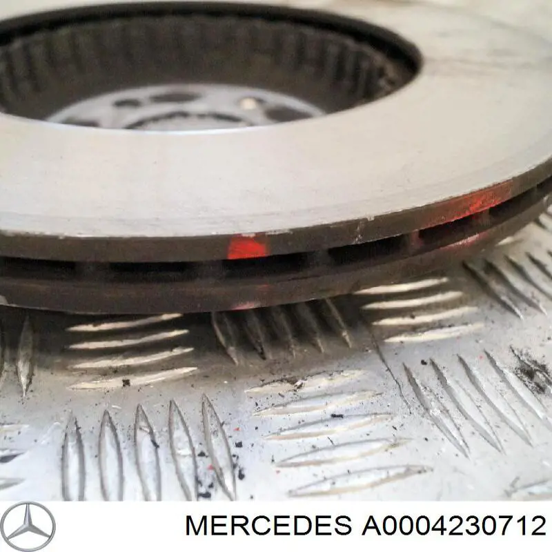 Диск гальмівний задній Mercedes A0004230712