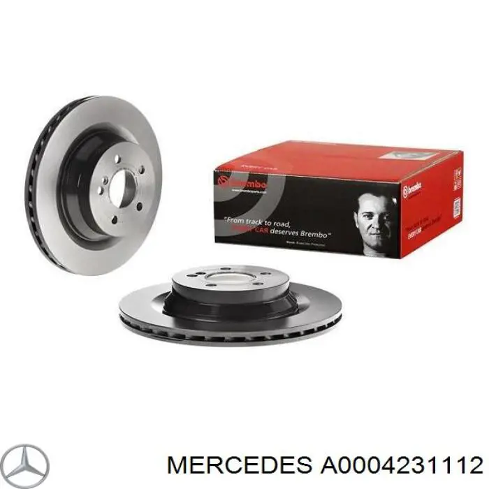 Купити A0004231112 Mercedes Диск заднього гальма