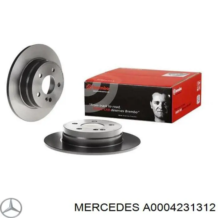 Задні дискові гальма Mercedes A0004231312 ціна, від 38.27 USD