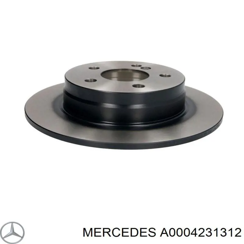 Купити A0004231312 Mercedes Диск заднього гальма