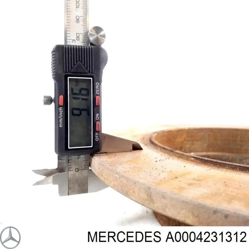 Гальмівні диски A0004231312 Mercedes