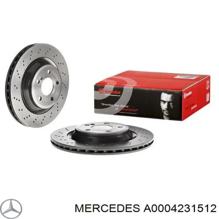 Задні дискові гальма Mercedes A0004231512 ціна, від 75.52 USD