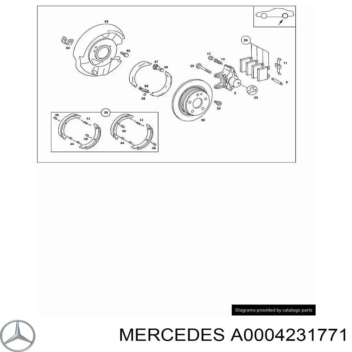 Купити A0004231771 Mercedes 