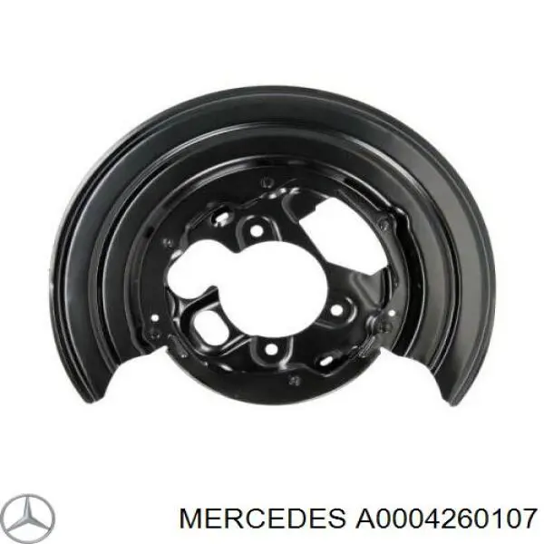 A0004260107 Mercedes захист гальмівного диска заднього, правого