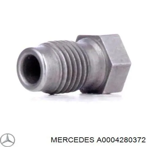 Штуцер сполучний гальмівних трубок Mercedes A0004280372 ціна, від 0.28 USD
