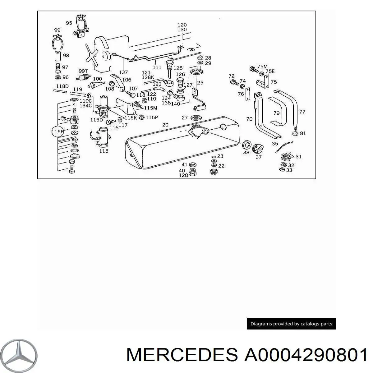  A0004290801 Mercedes