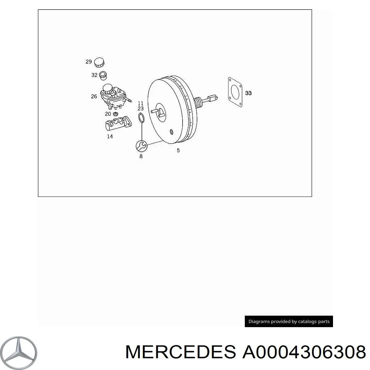  A0004306308 Mercedes