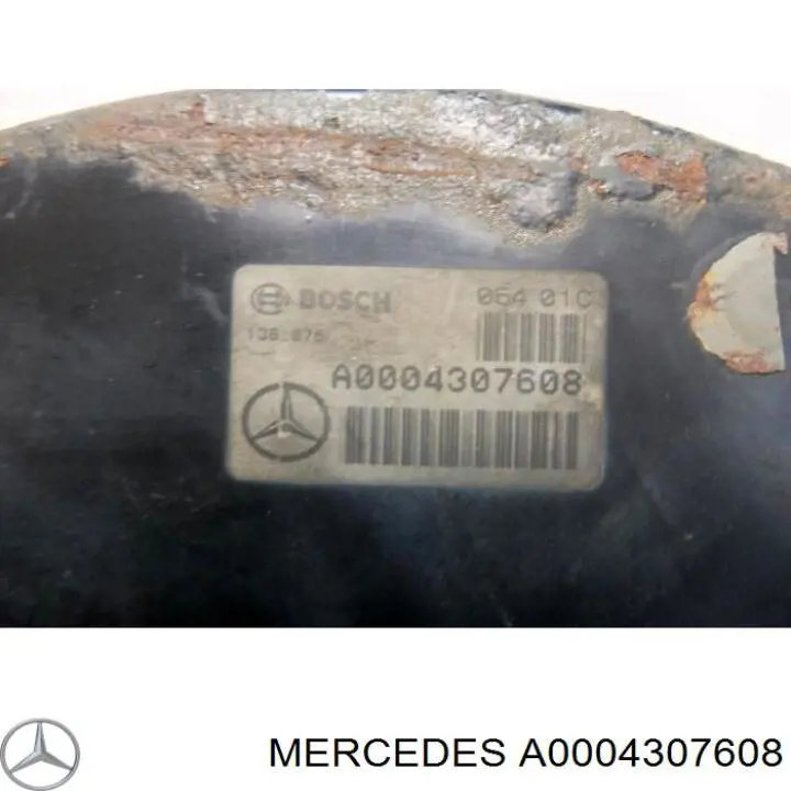 A0004307608 Mercedes підсилювач гальм вакуумний