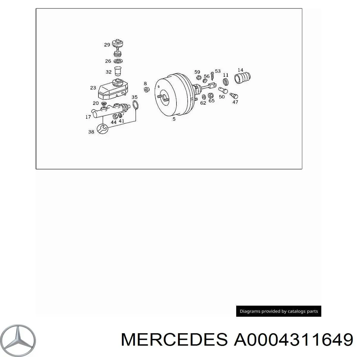  Mercedes A0004311649 ціна, від 2.19 USD