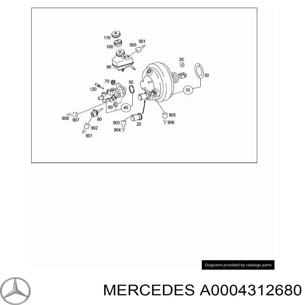 Купити A0004312680 Mercedes 