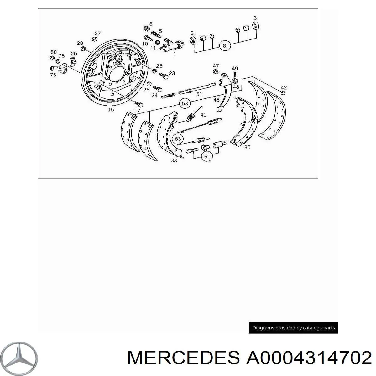 Купити A0014314602 Mercedes 
