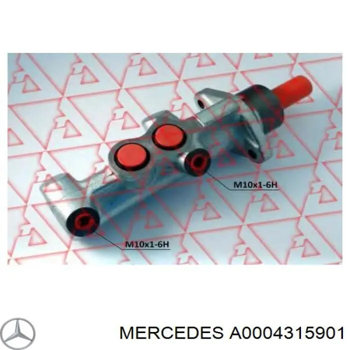 Циліндр головний гальма (Гідротормоз) Mercedes A0004305901 ціна, від 45.95 USD