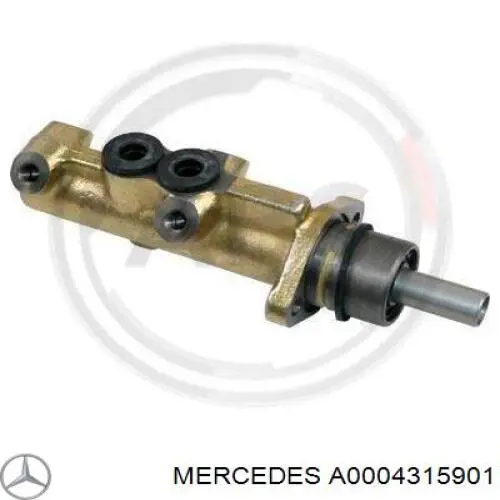 Циліндр головний гальма (Гідротормоз) Mercedes A0004315901 ціна, від 41.46 USD