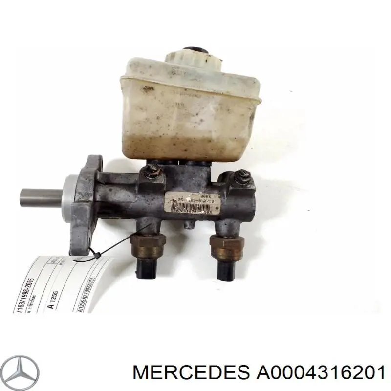 Купити A0004316201 Mercedes Головний гальмівний циліндр