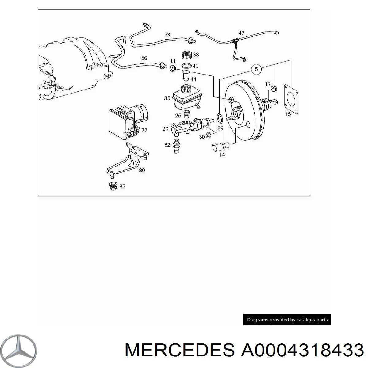 A0004318433 Mercedes 