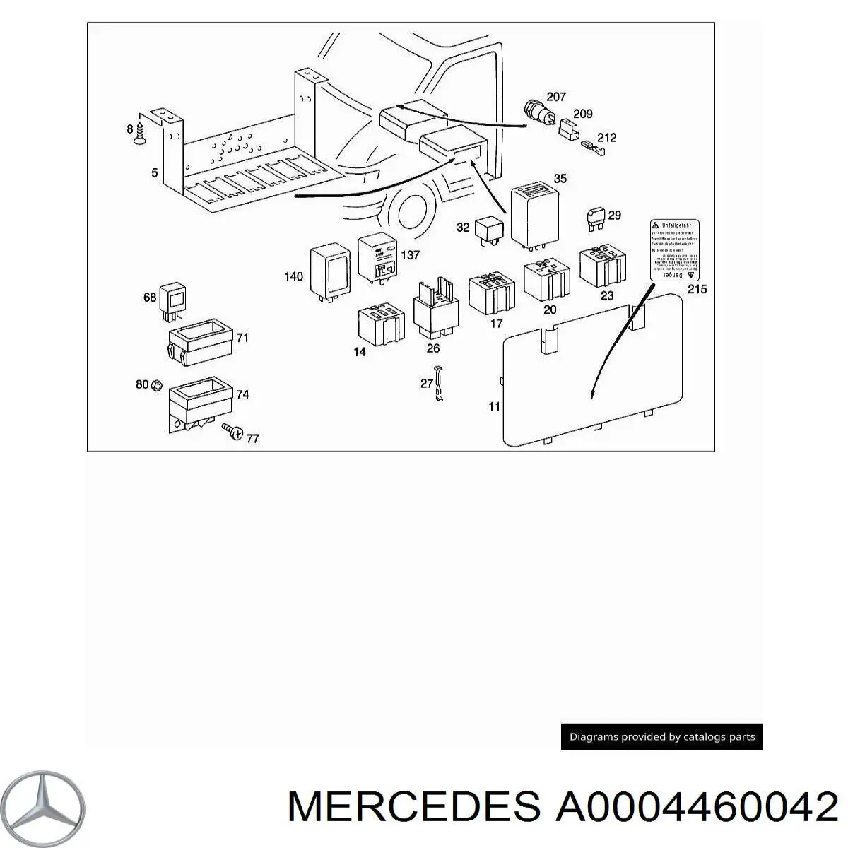 A0004460642 Mercedes Стартер двигуна
