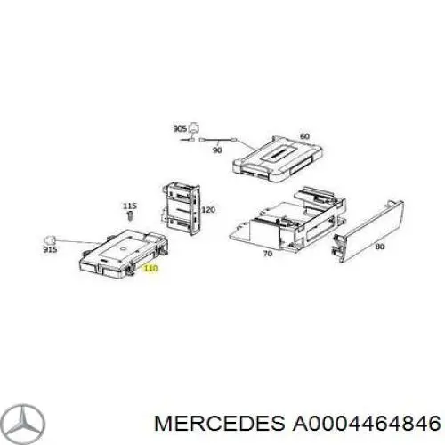 A0004464846 Mercedes 
