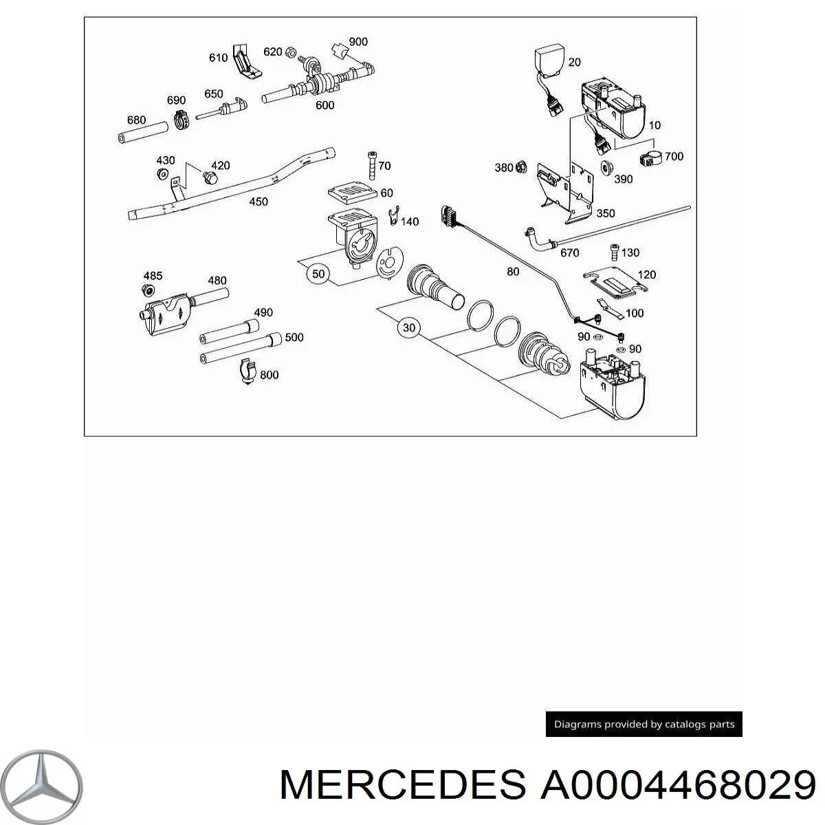 A0004468029 Mercedes 