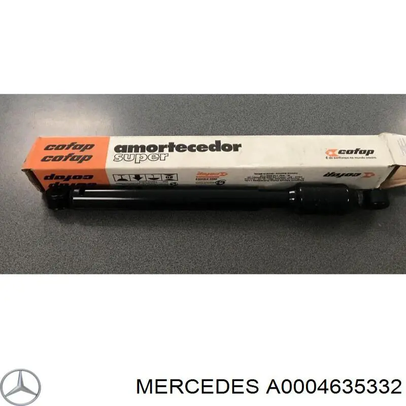 Амортизатор рульового механізму Mercedes A0004635332 ціна, від 32.08 USD
