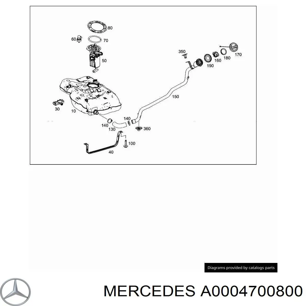 A0004700800 Mercedes 