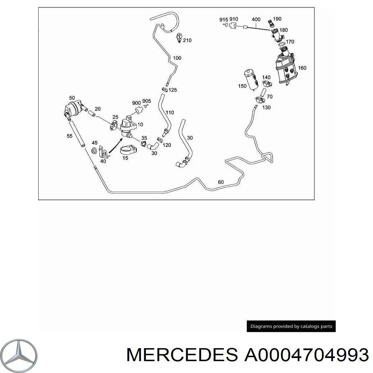  Mercedes A0004704993 ціна, від 30.41 USD