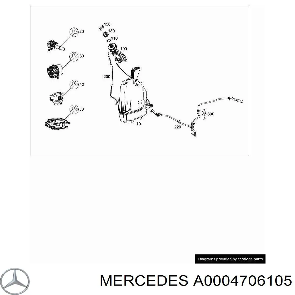  Mercedes A0004706105 ціна, від 31.41 USD