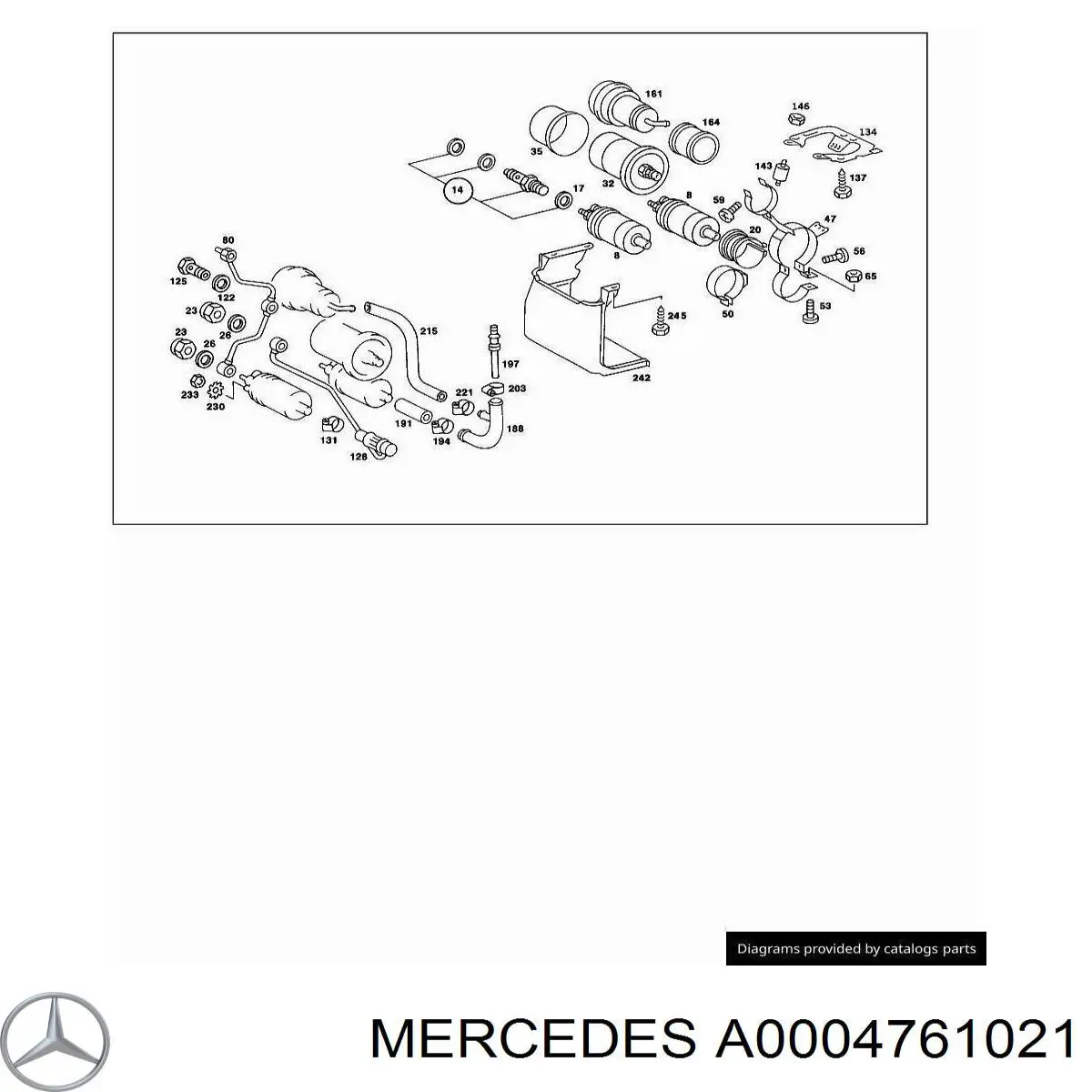  000476102164 Mercedes