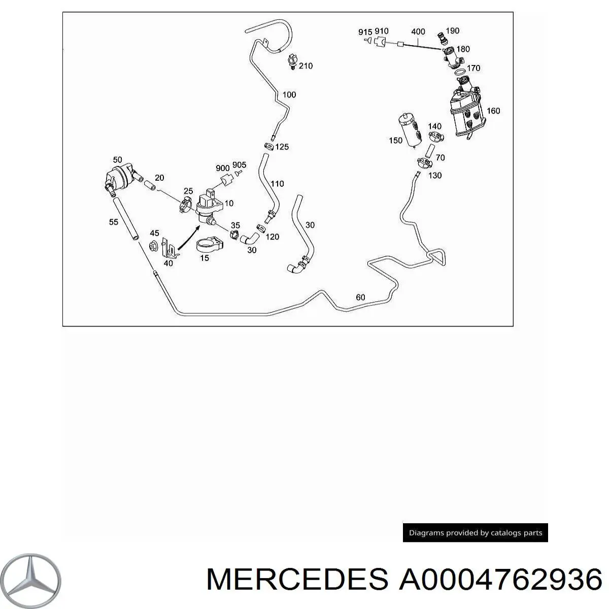  Mercedes A0004762936 ціна, від 5.07 USD
