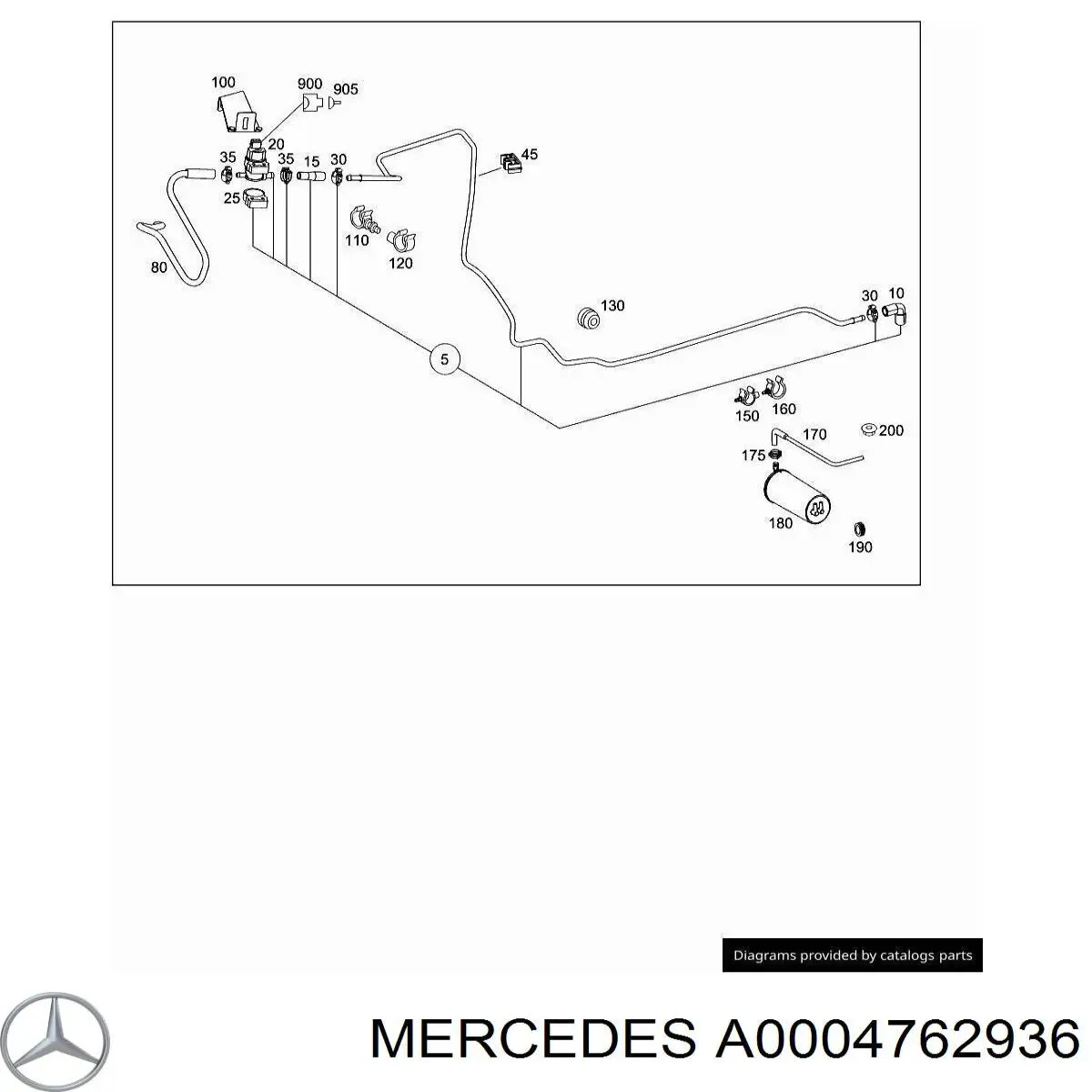 Купити A0004762936 Mercedes 