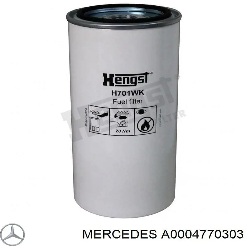 A0004770303 Mercedes Фільтр палива