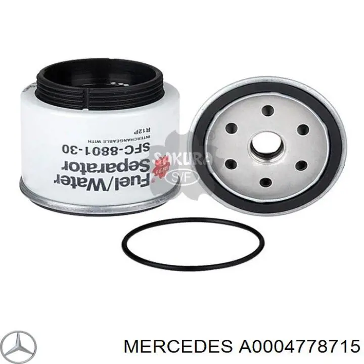 Купити A0004778715 Mercedes Фільтр-відстійник палива грубої очистки