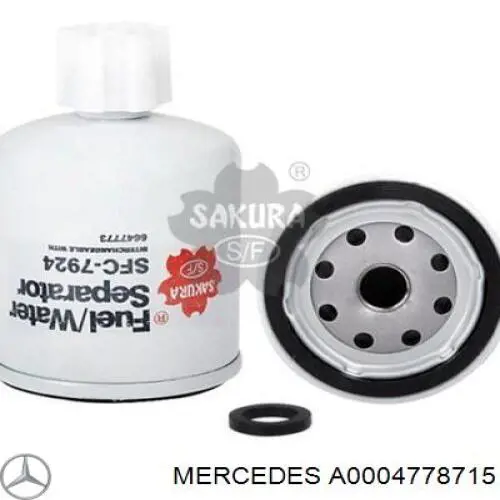 Паливний фільтр A0004778715 Mercedes