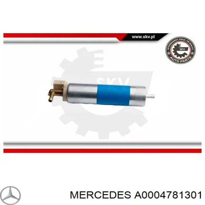 Паливний насос магістральний Mercedes A0004781301 ціна, від 223.57 USD