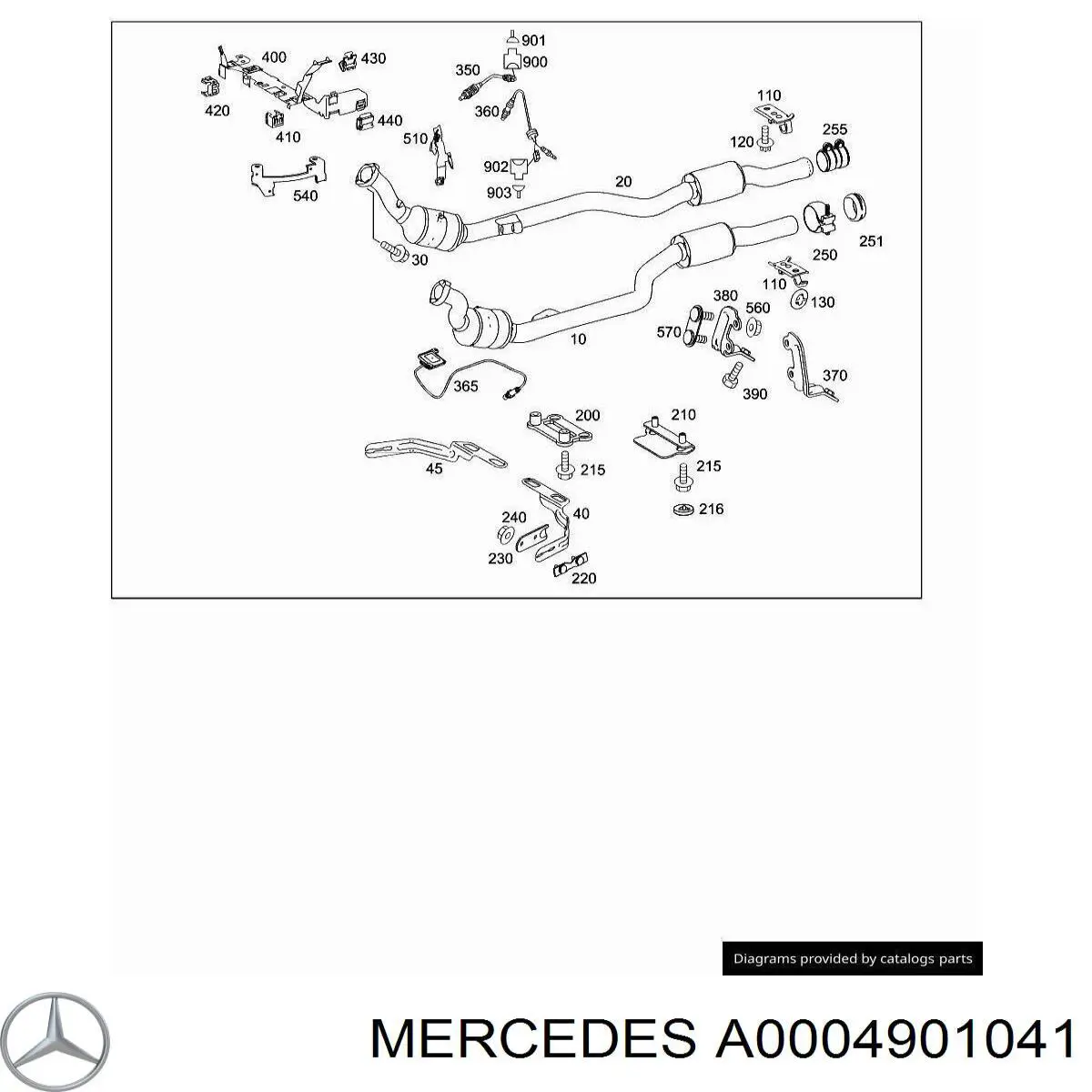 A0004901041 Mercedes 
