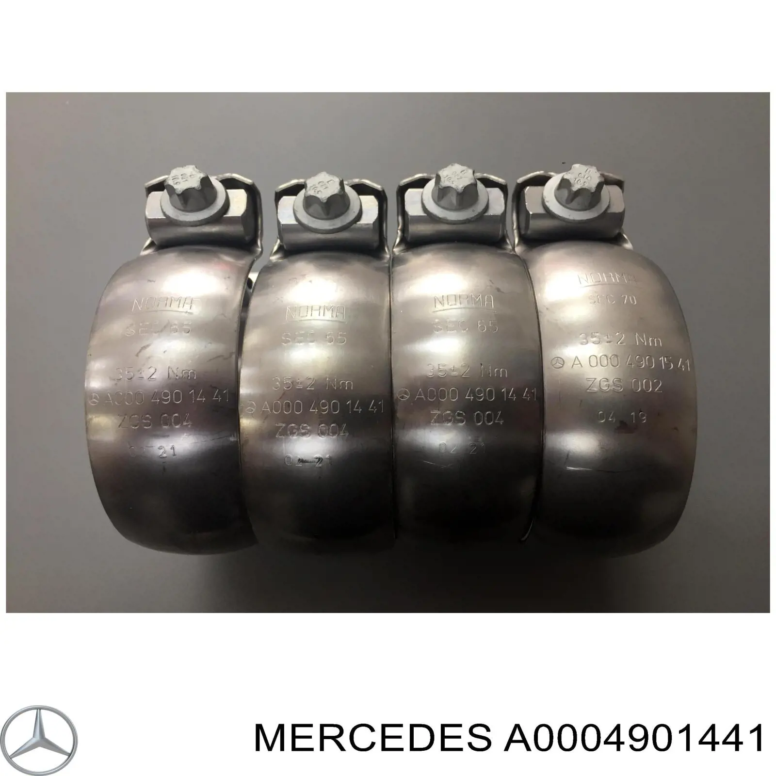 Кріплення глушника переднє Mercedes A0004901441 ціна, від 13.46 USD