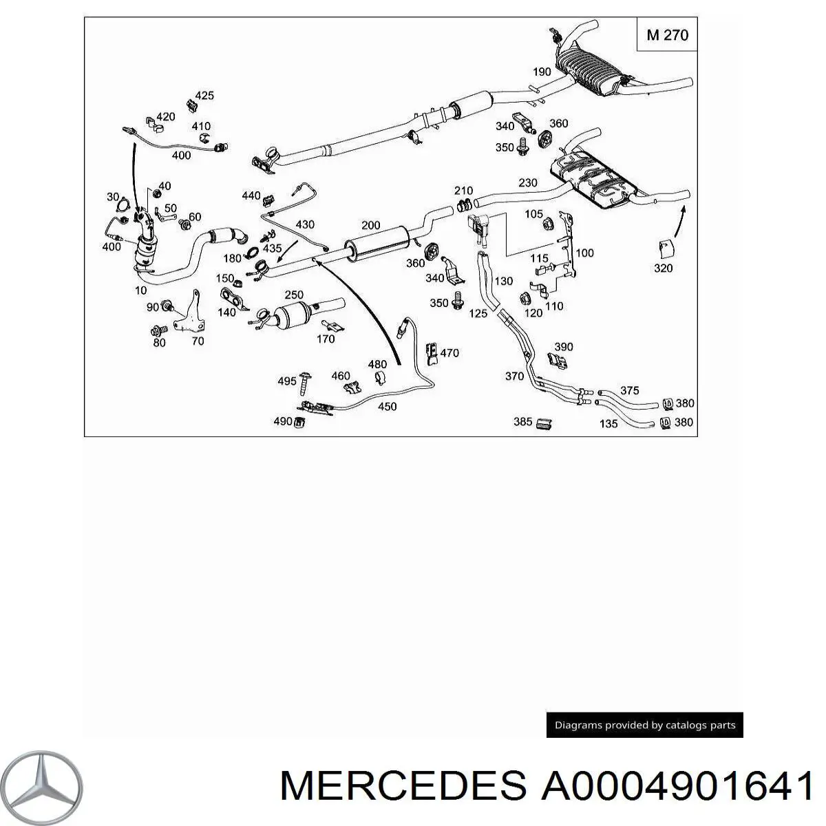 A0004901641 Mercedes 