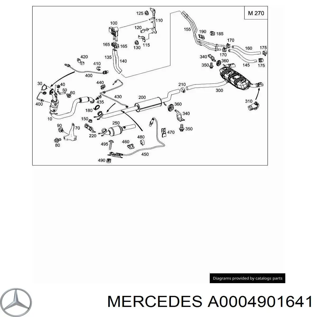 Mercedes A0004901641 ціна, від 57.49 USD