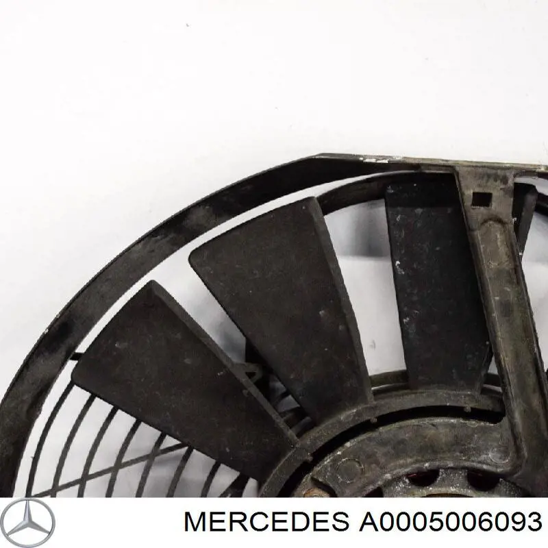 A0005006093 Mercedes електровентилятор охолодження в зборі (двигун + крильчатка)