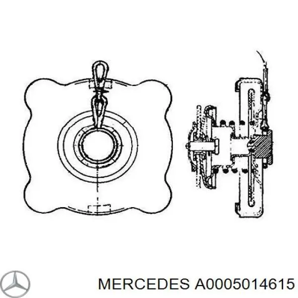 Кришка радіатора A0005014615 Mercedes