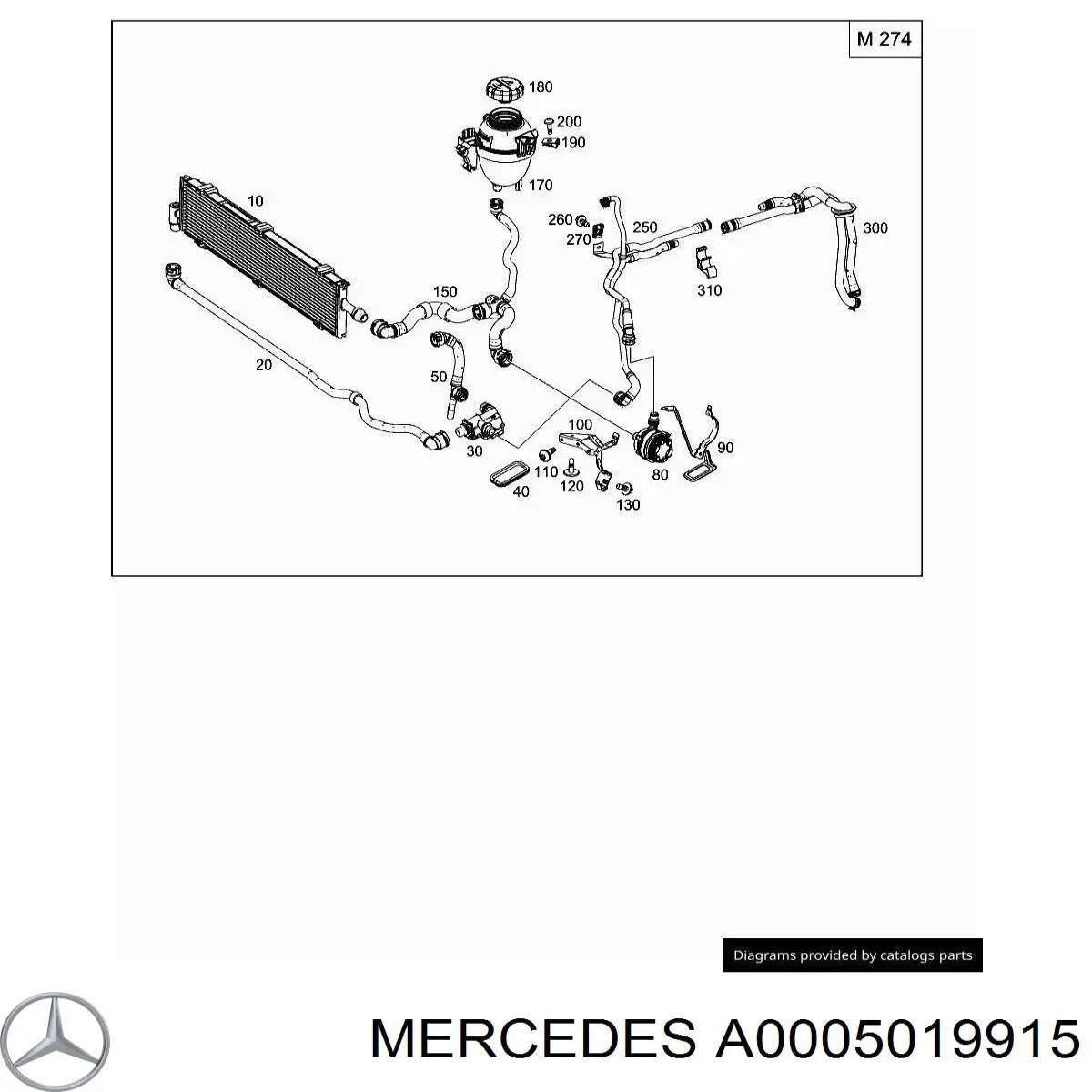  Mercedes A0005019915 ціна, від 12.67 USD