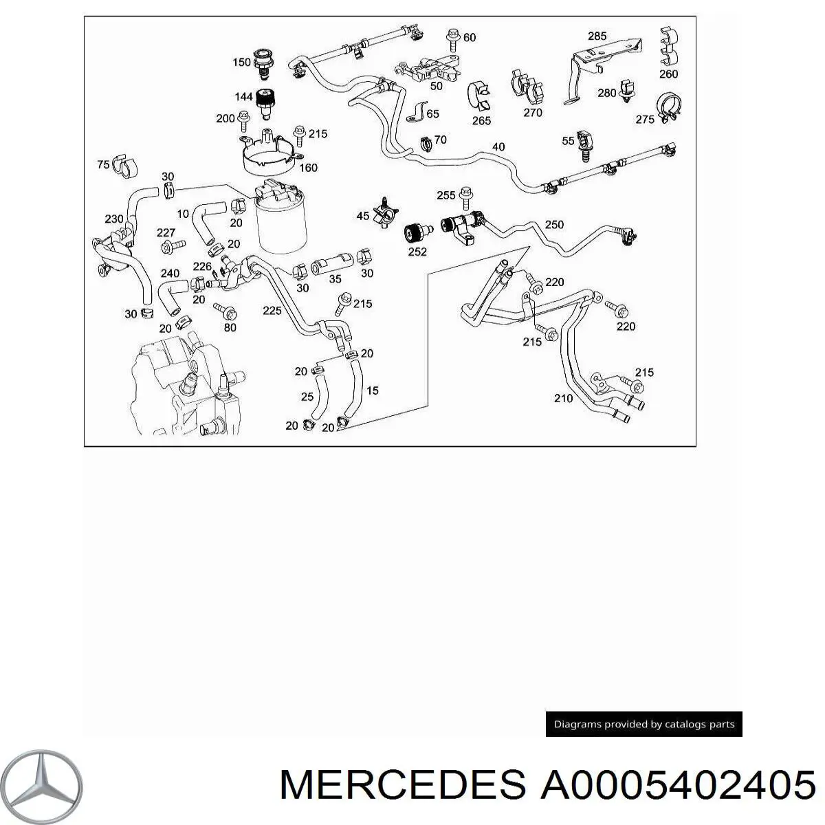 Купити A0085456326 Mercedes Пін (наконечник) дроту